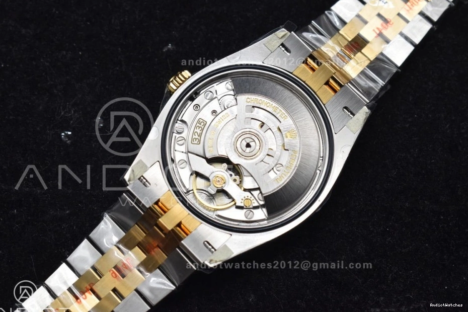on Bracelet VR Jubilee 36 558 Diamonds Clean 904L Best YG 1:1 DateJust YG Dial Edition Versatile Steel 126233 SS 0306